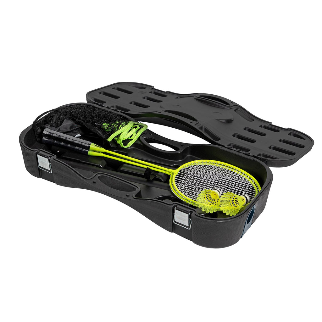 VirtuFit 2-en-1 Portable Badminton et Tennis Set - Comprend un étui et des raquettes - Tweedekans