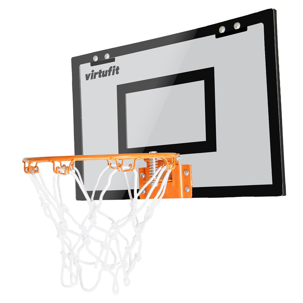 VirtuFit Pro Mini Basketbalbord met 2 Ballen en Pomp - Zwart - Tweedekans - Afbeelding 7