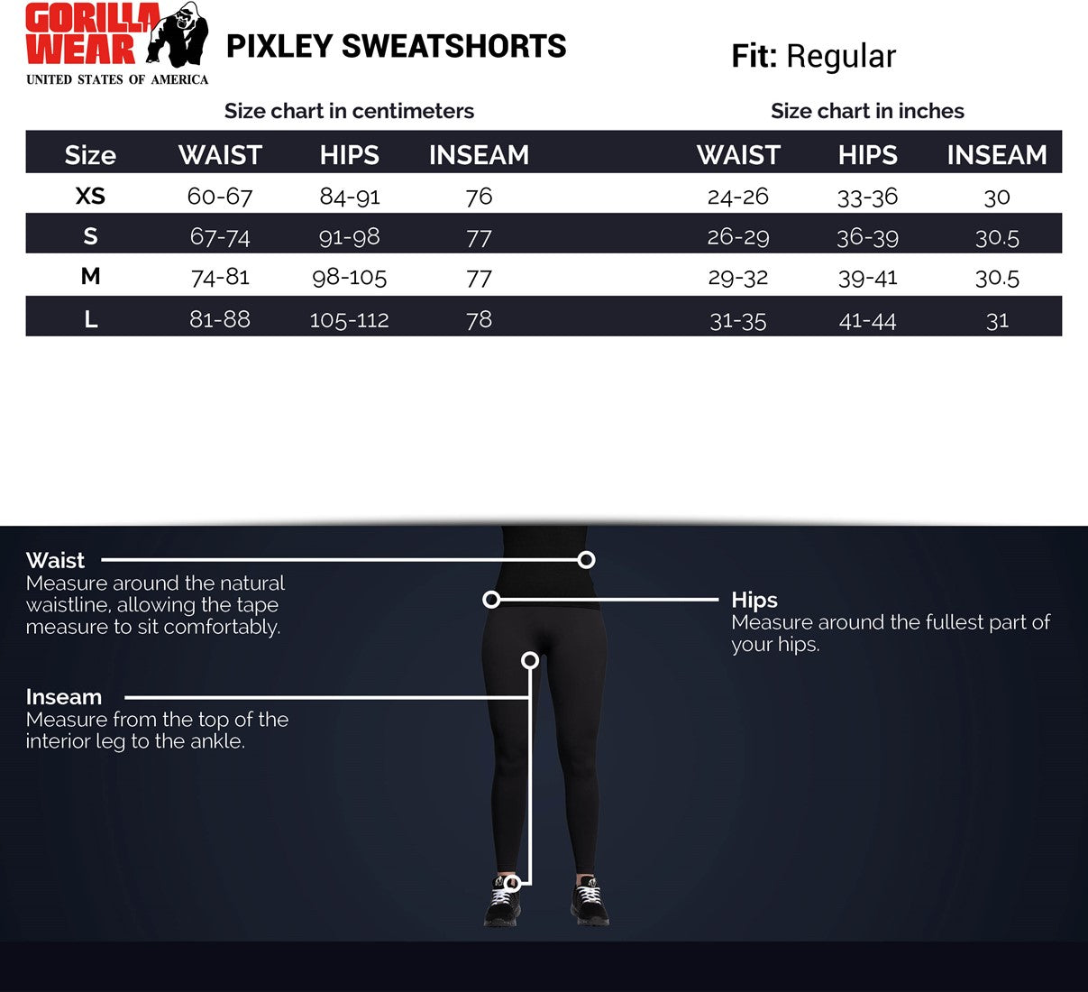 Gorilla Wear Pixley Sweatshorts - Lichtgroen