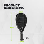 Raquette de padel VirtuFit Fusion Pro - Noir - Argent