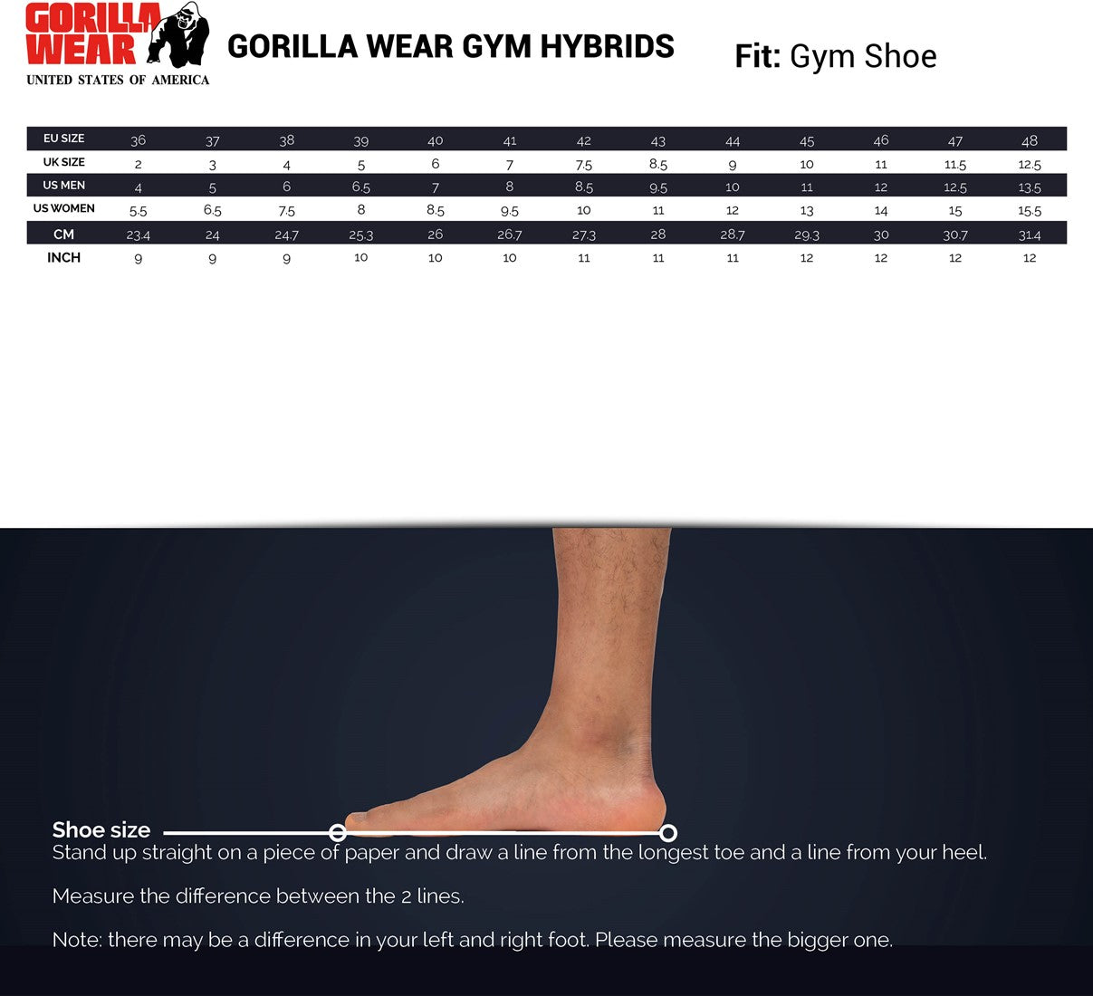 Gorilla Wear Gym Hybrids - Blanc