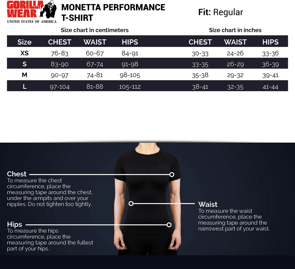 Gorilla Wear Monetta Performance T-Shirt - Salmon Rose