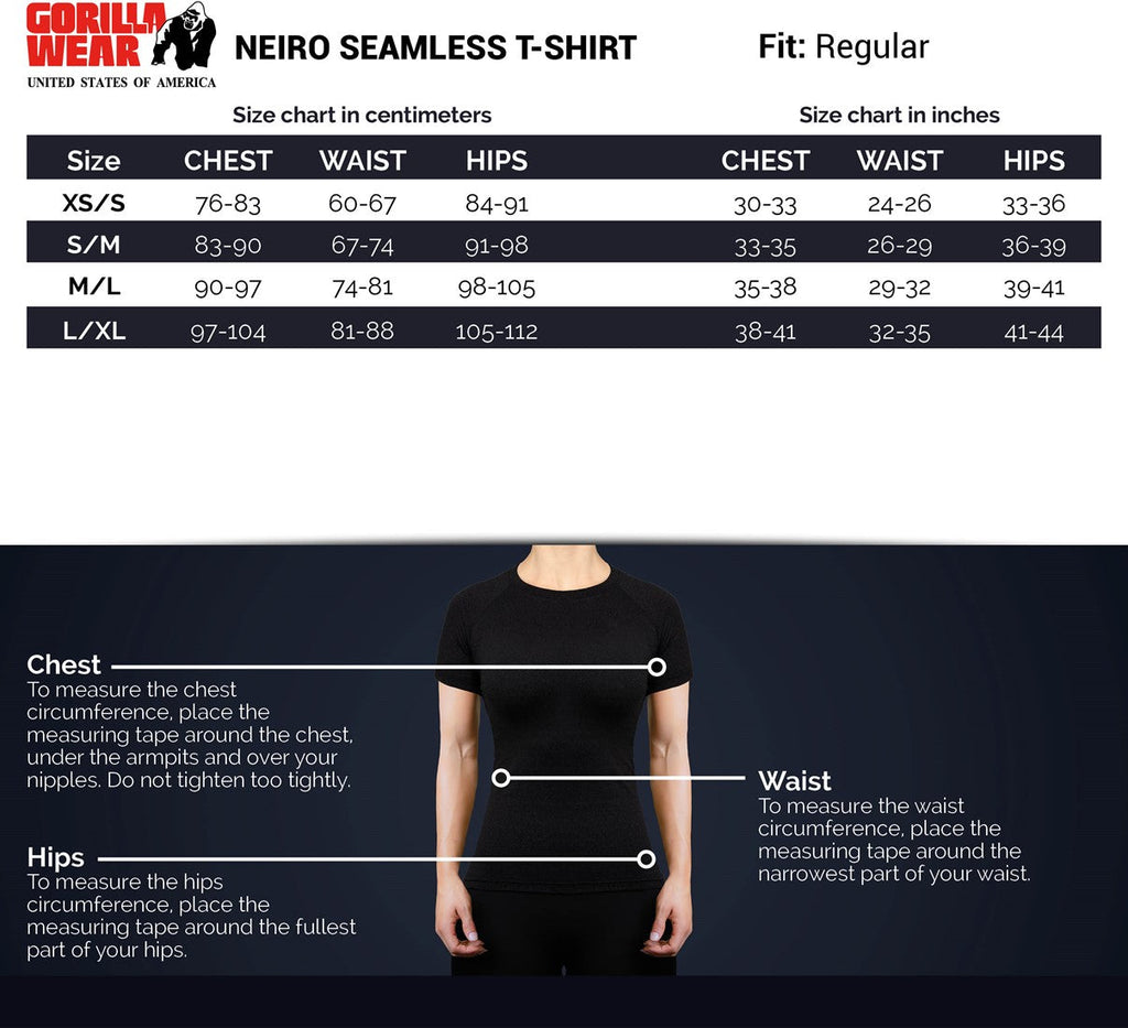 Neiro Seamless T-Shirt - Noir