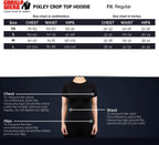 Gorilla Wear Pixley Crop Top Hoodie - Grijs