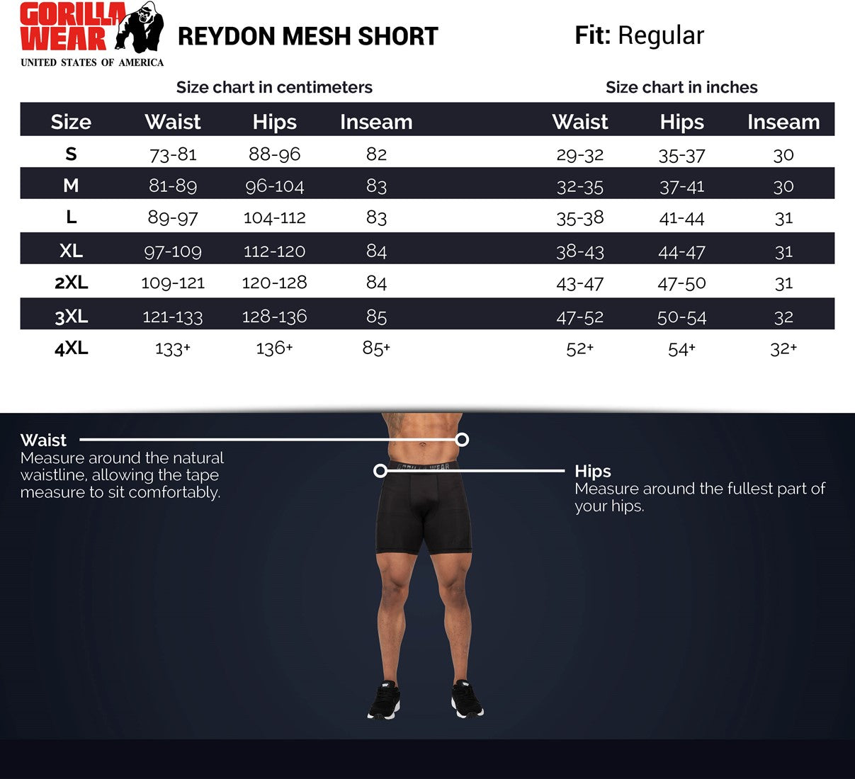 Reydon Mesh Shorts 2.0 - Noir