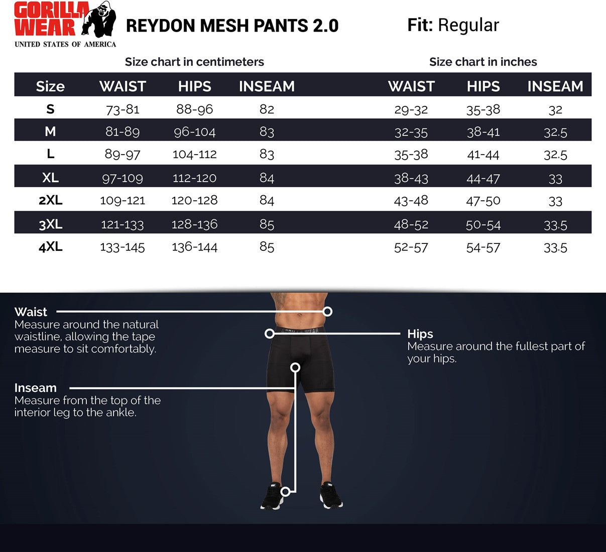 Reydon Mesh Pants 2.0 - Noir