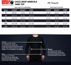 Gorilla Wear Cisco Drop Armhole Tank Top - Gris/Noir