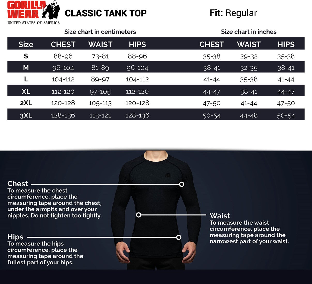Gorilla Wear Classic Tank Top - Vert militaire