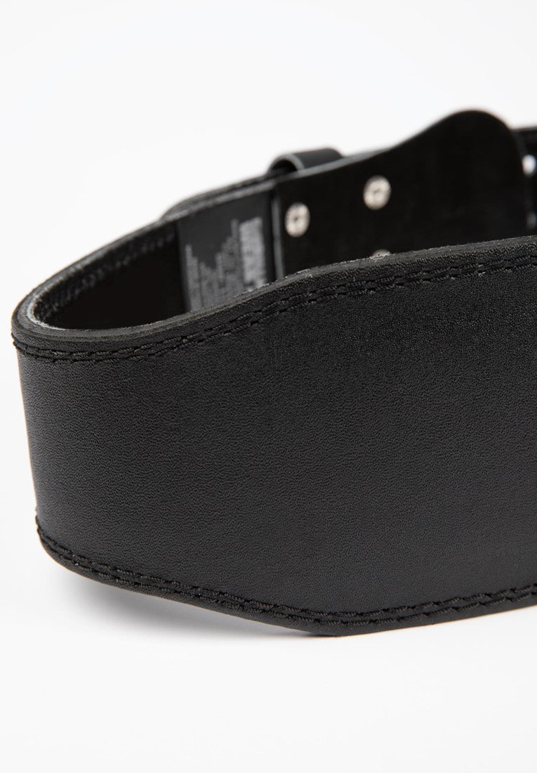 Gorilla Wear 4 Inch Padded Leather Lifting Belt - Noir/Rouge