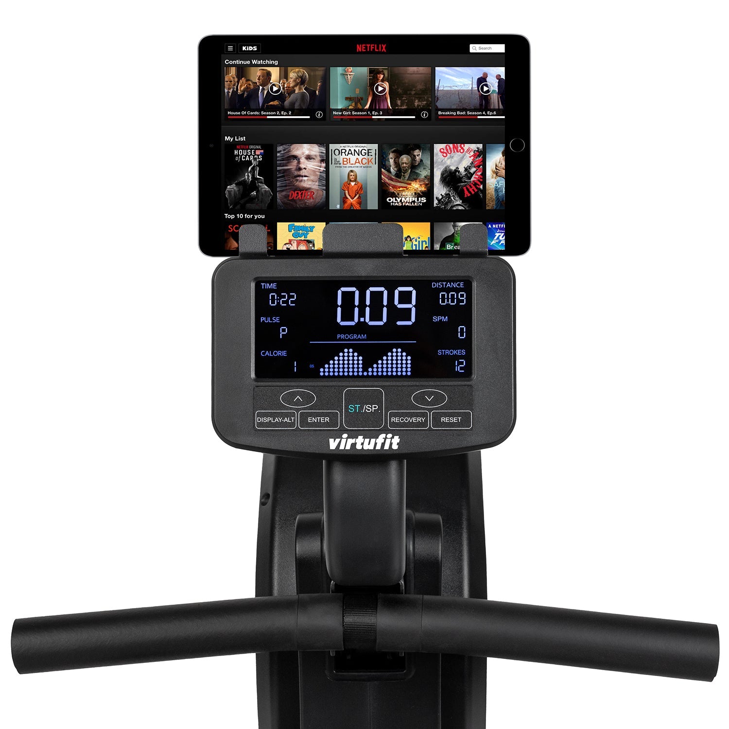 VirtuFit Rameur Elite Air Magnetic