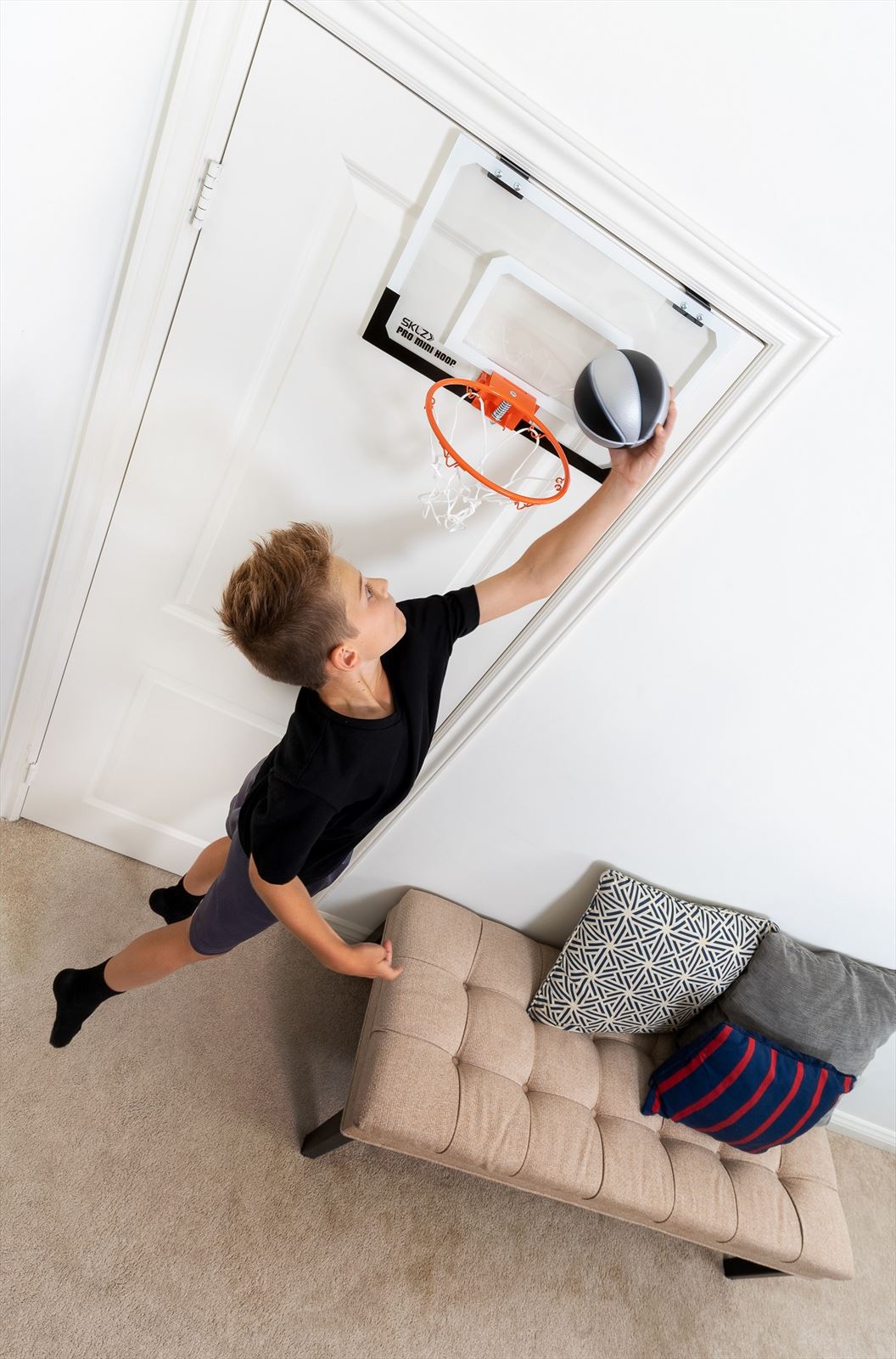SKLZ Pro Mini Hoop Swish Foam Ball - Noir/Argenté