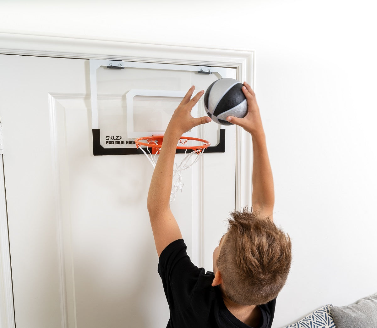 SKLZ Pro Mini Hoop Swish Foam Ball - Noir/Argenté