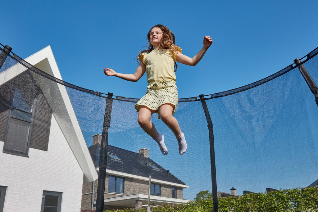 Salta Premium Ground Trampoline met Veiligheidsnet - 396 cm - Zwart