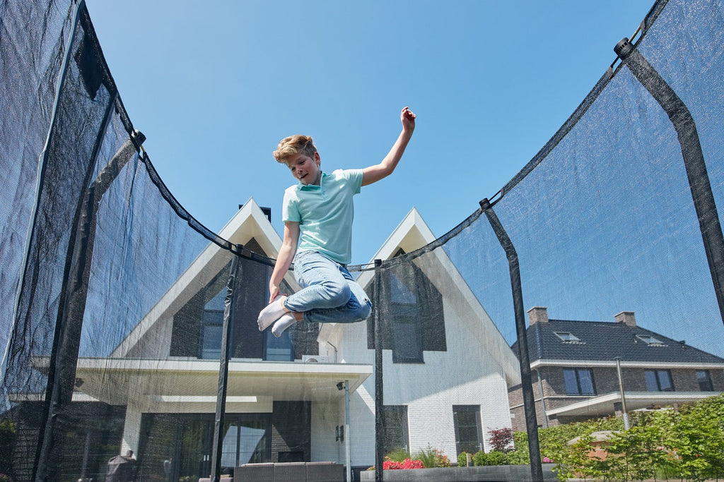 Salta Premium Ground Trampoline met Veiligheidsnet - 305 x 214 cm - Groen
