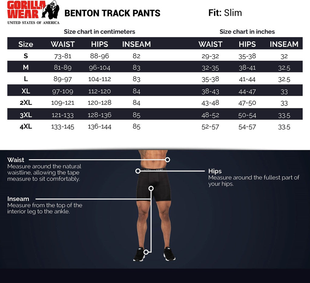 Gorilla Wear Benton Trainingsbroek - Zwart