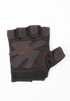 Gorilla Wear Women's Fitness Gloves - Noir/Rouge Stitched