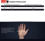Gorilla Wear Women's Fitness Gloves - Noir/Rouge Stitched