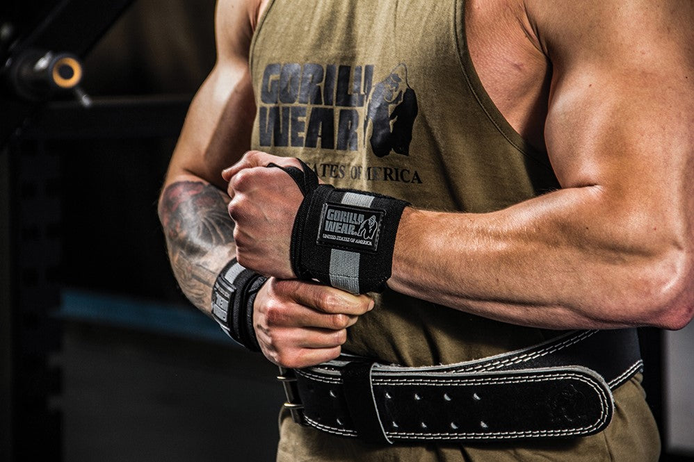 Gorilla Wear Wrist Wraps Ultra - Zwart/Wit