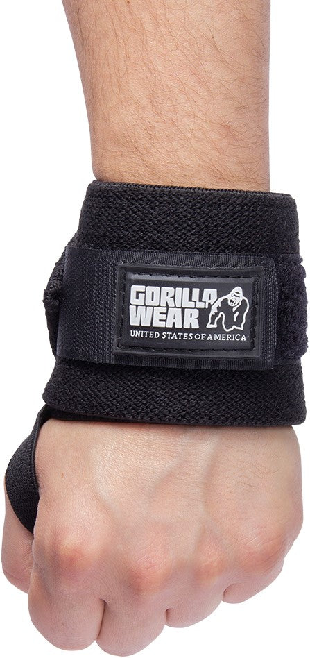 Gorilla Wear Wrist Wraps BASIC - Noir/Gris
