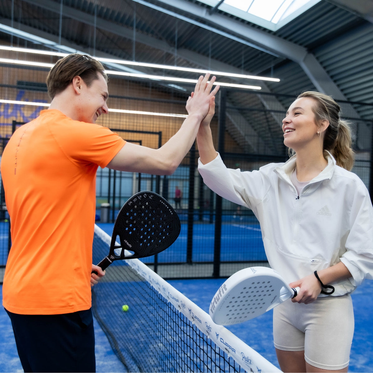 VirtuFit Fusion Pro Padel Racket - Zwart - Grijs