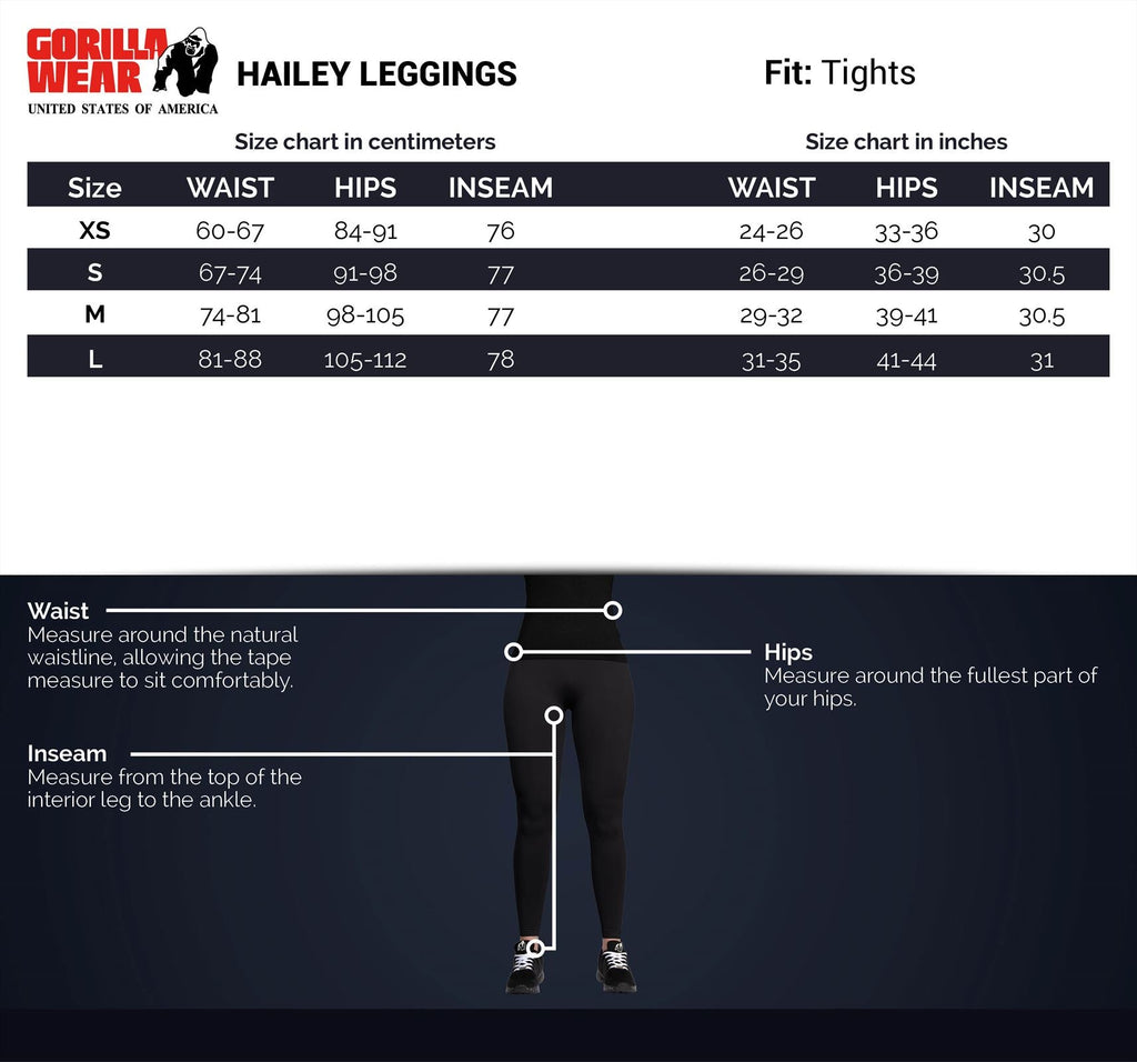 Gorilla Wear Hailey Leggings - Noir