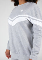 Gorilla Wear Hailey Oversized Sweatshirt - Grijs Gemeleerd