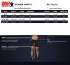 Gorilla Wear Atlanta Shorts - Zwart/Rood