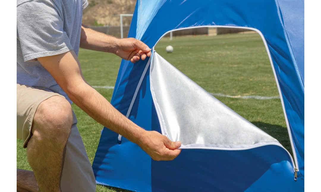 Sport-Brella Ultra Strandtent - Windscherm - Parasol - Blauw - Tweedekans