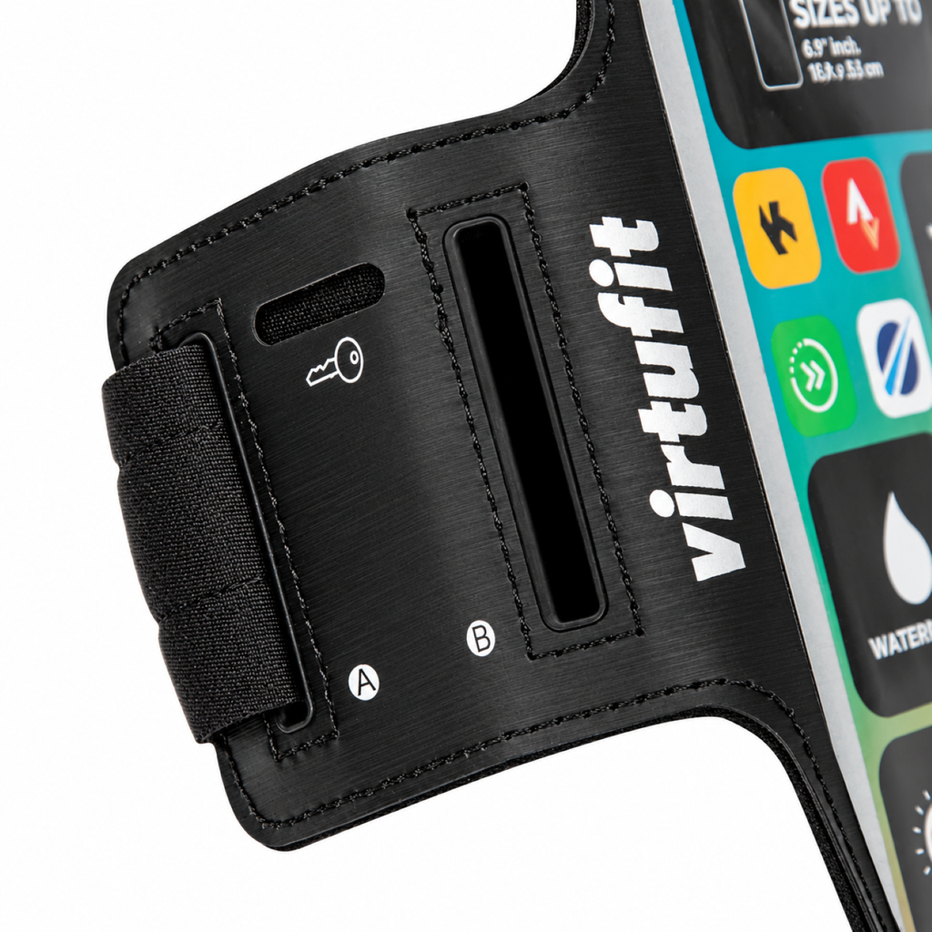 Brassard de course pour téléphone VirtuFit - Lot de deux