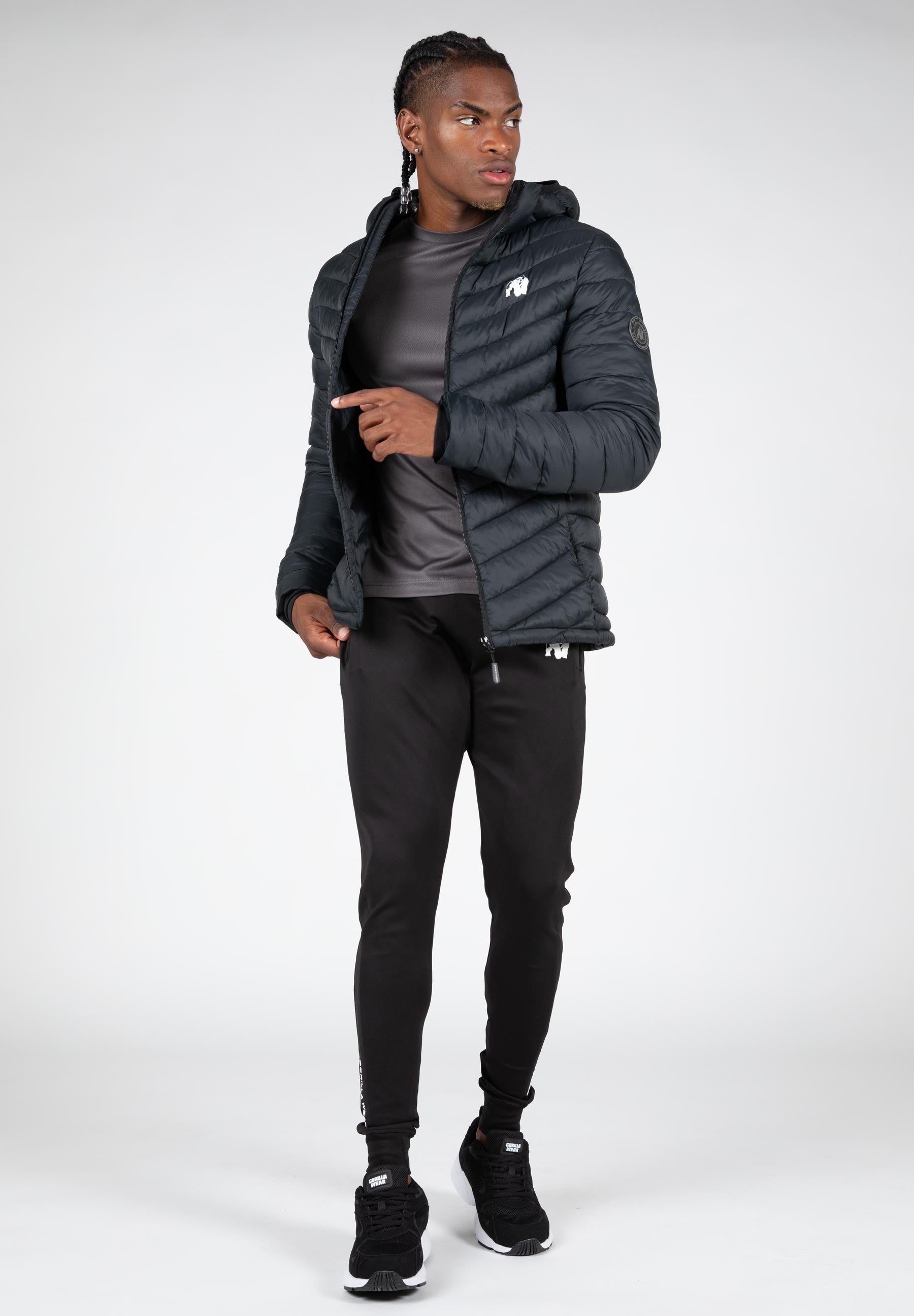 Gorilla Wear Osborn Puffer Jacket - Noir