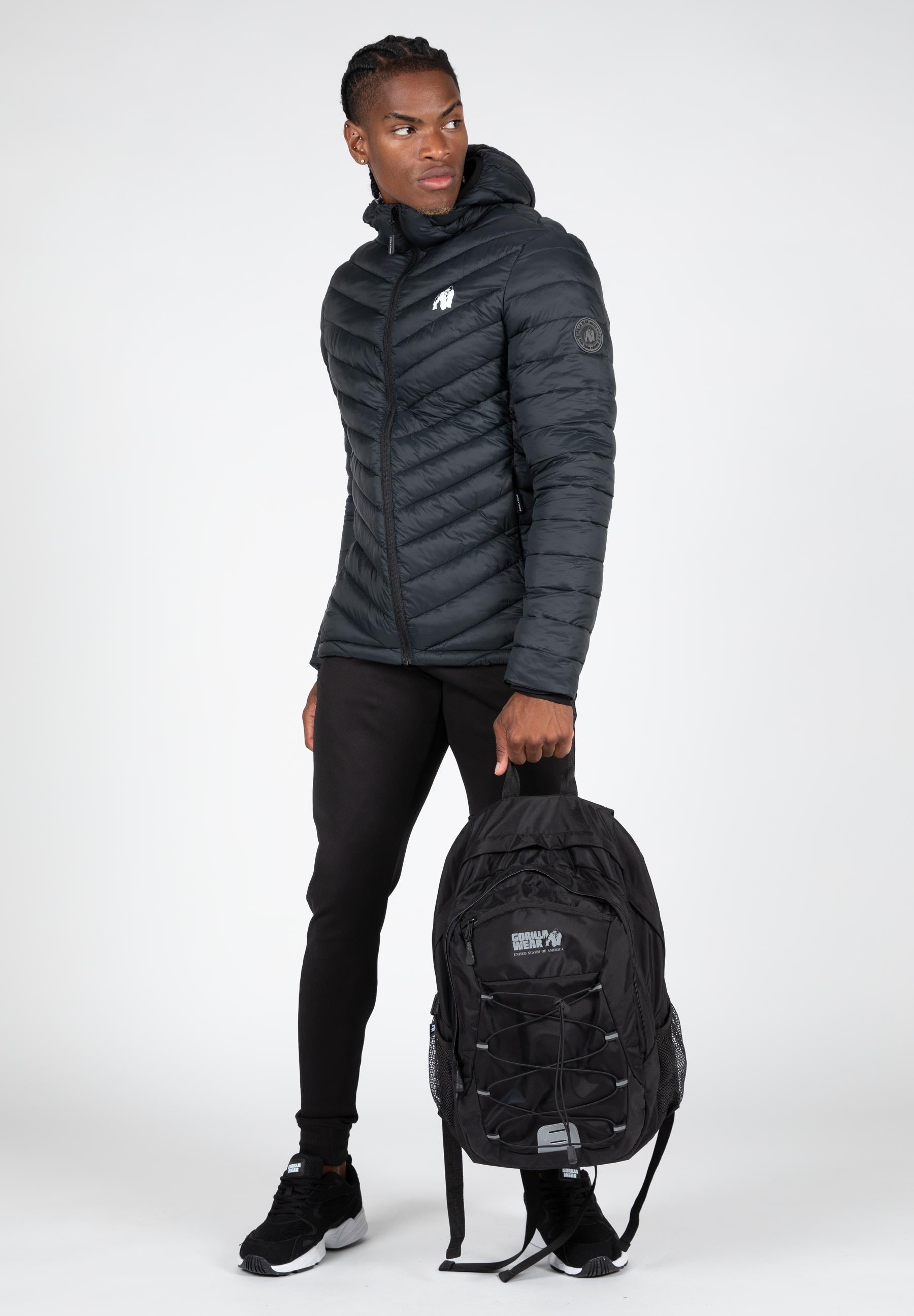 Gorilla Wear Osborn Puffer Jacket - Noir
