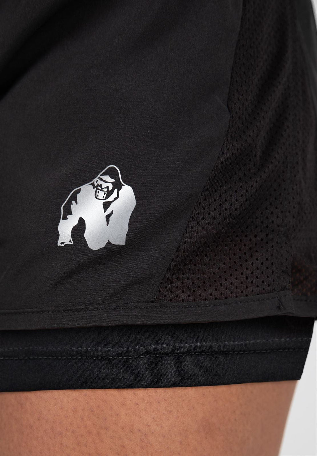 Gorilla Wear Portland 2-In-1 Shorts - Noir