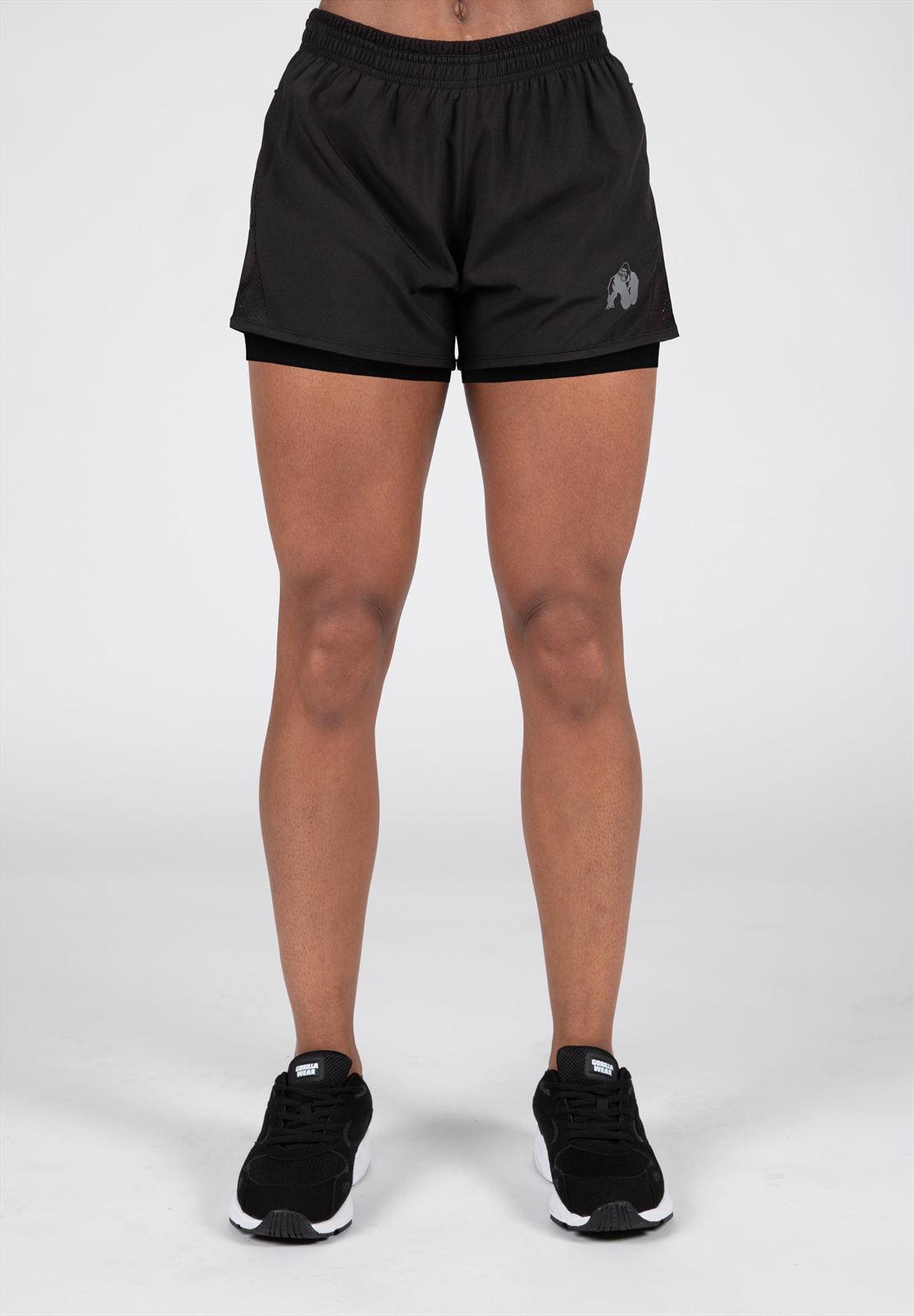 Gorilla Wear Portland 2-In-1 Shorts - Noir