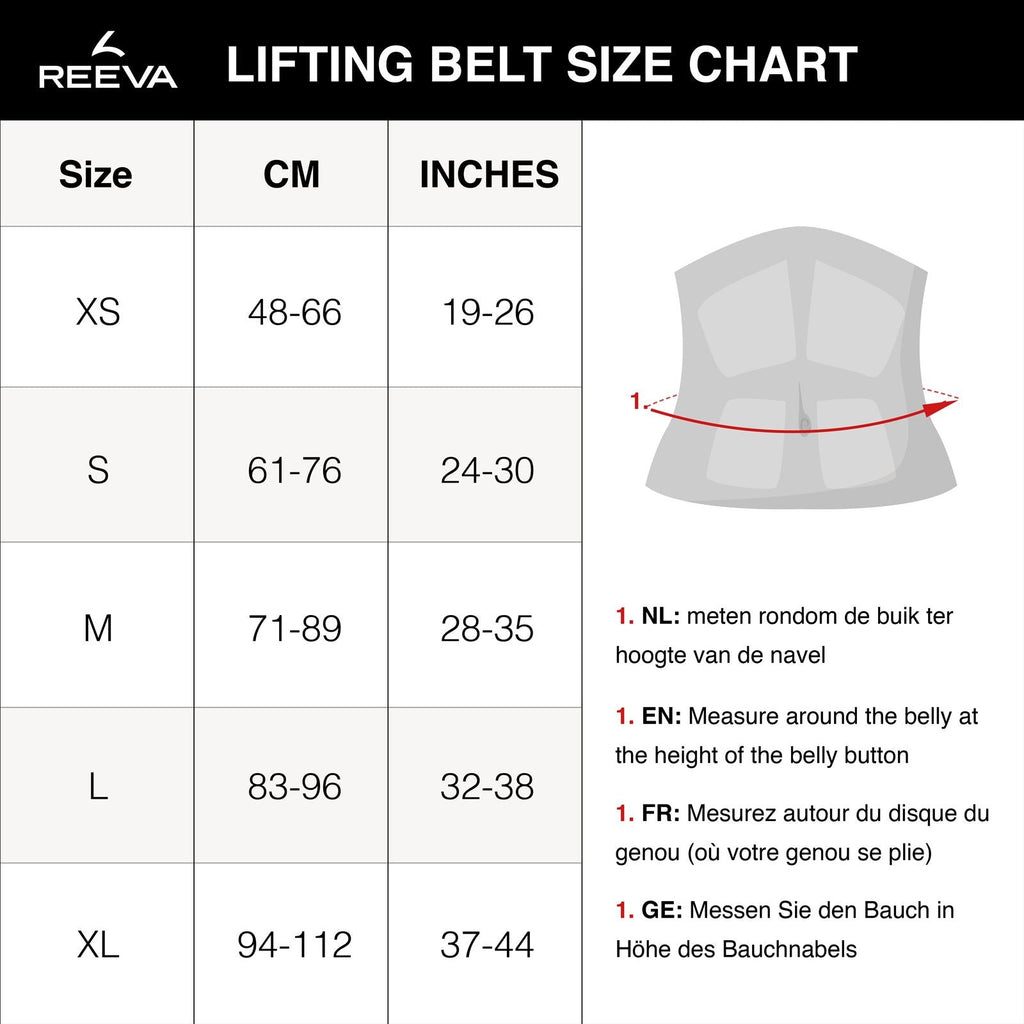 Reeva Neopreen Lifting belt 2.0 - Ceinture de Levage