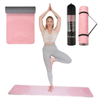 HMS Tapis de Yoga - Rose - 12 mm