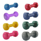 HMS Gietijzeren Dumbbell met Vinyl Coating - 0,5 kg