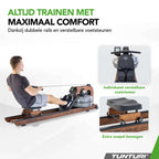 Tunturi signature R90W Rameur - Rower by Fluid