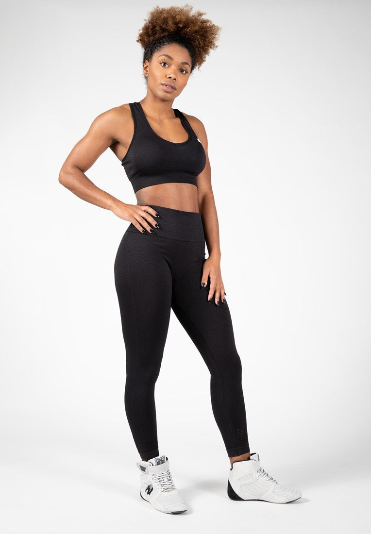 Neiro Seamless Sports Bra - Noir