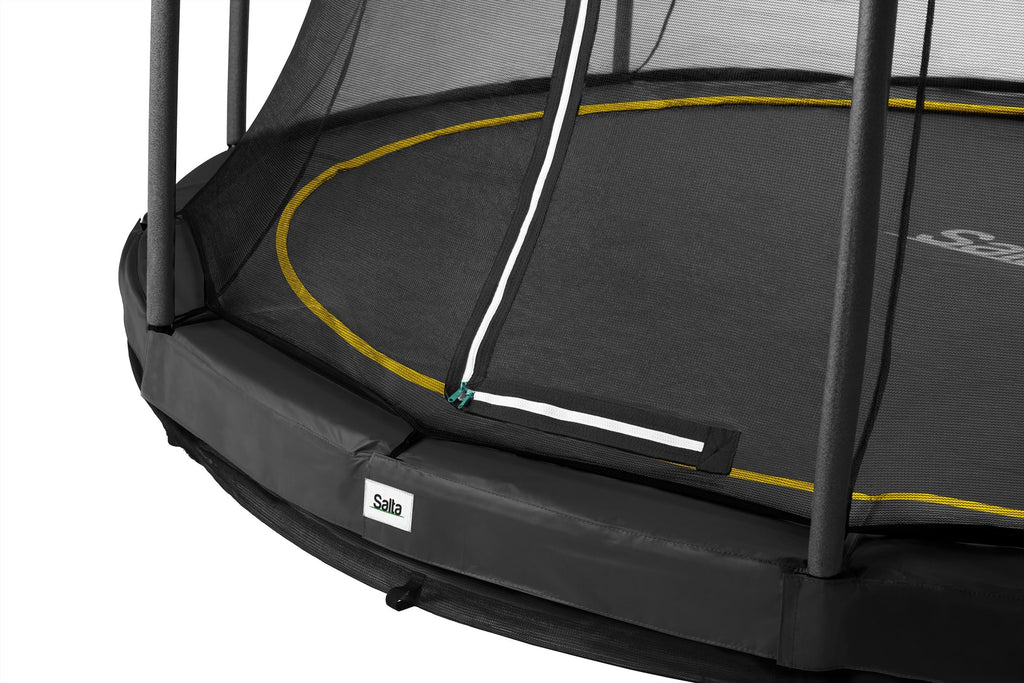 Salta Comfort Edition Ground Trampoline met Veiligheidsnet - 213 cm - Zwart