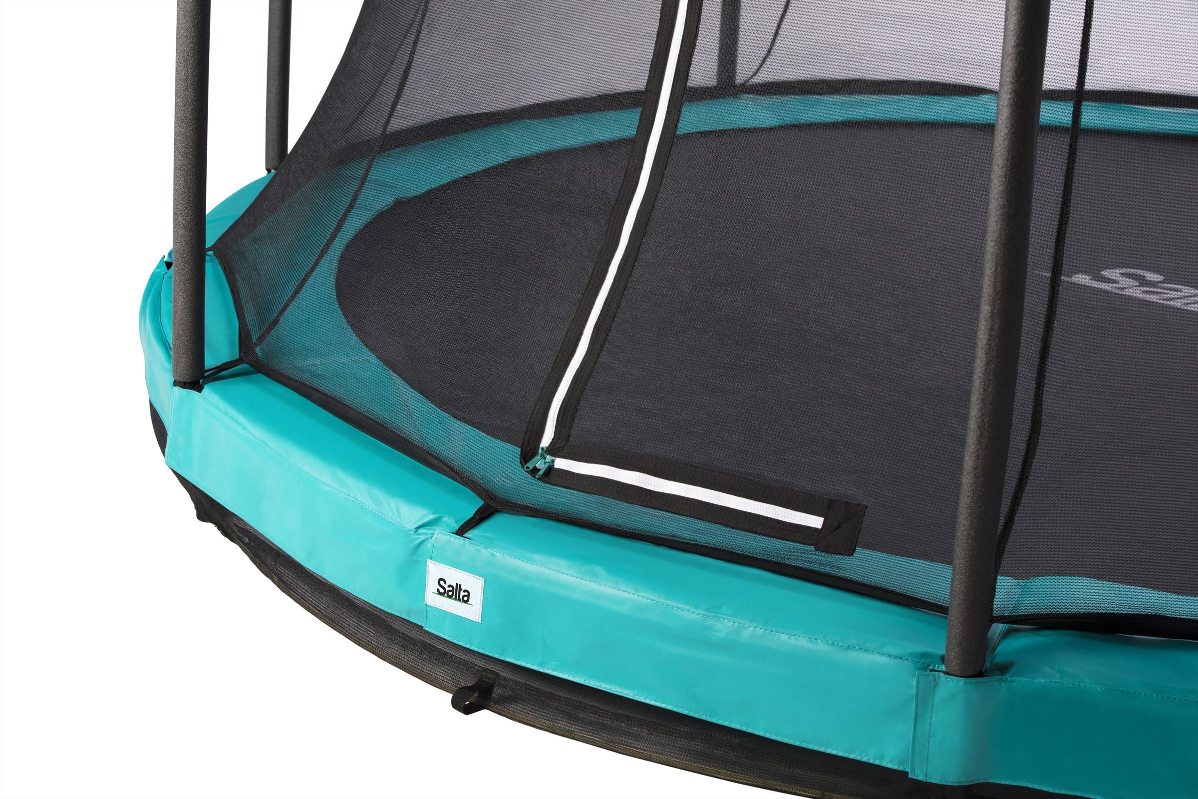 Salta Comfort Edition Ground Trampoline met Veiligheidsnet - 251 cm - Groen