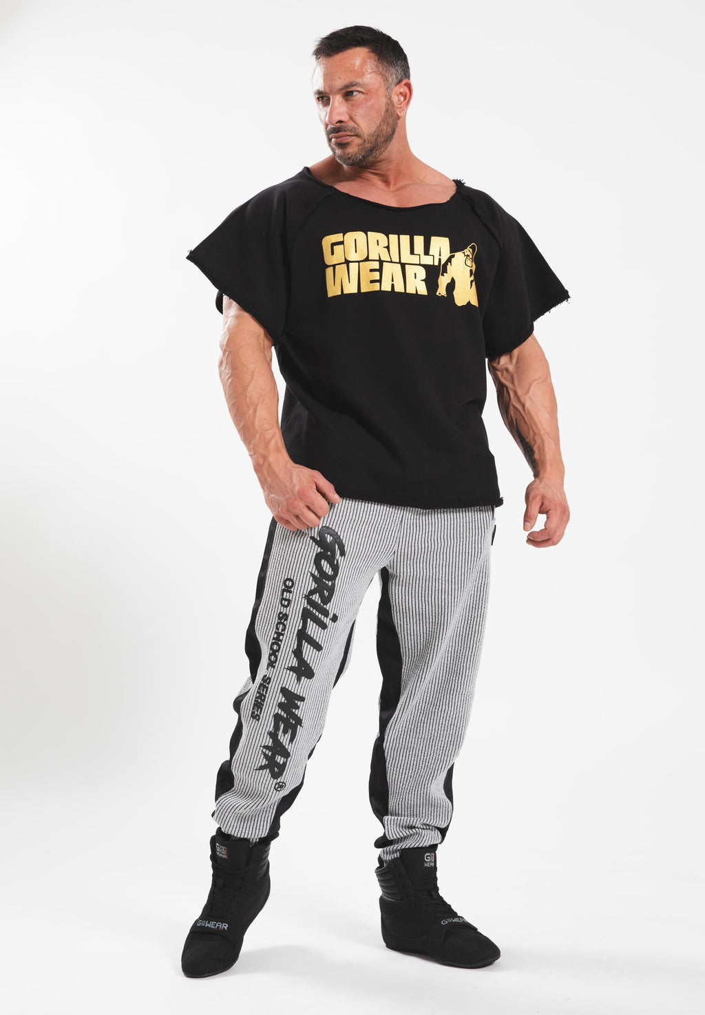 Gorilla Wear Classic Work Out Top - Noir/Or