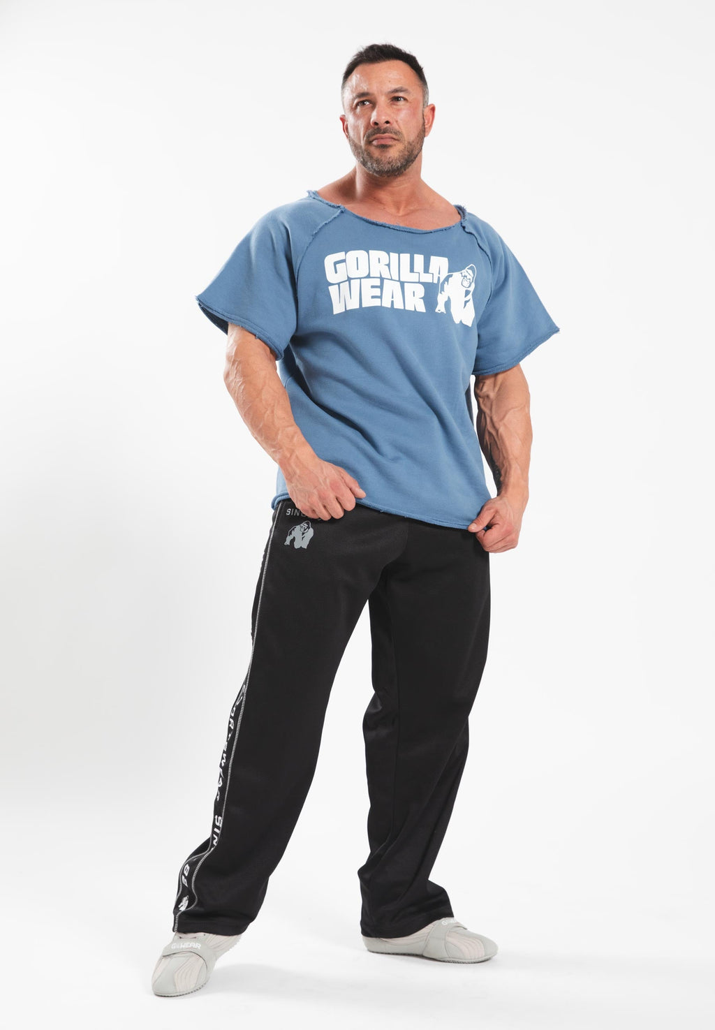 Gorilla Wear Classic Work Out Top - Coronet Bleu