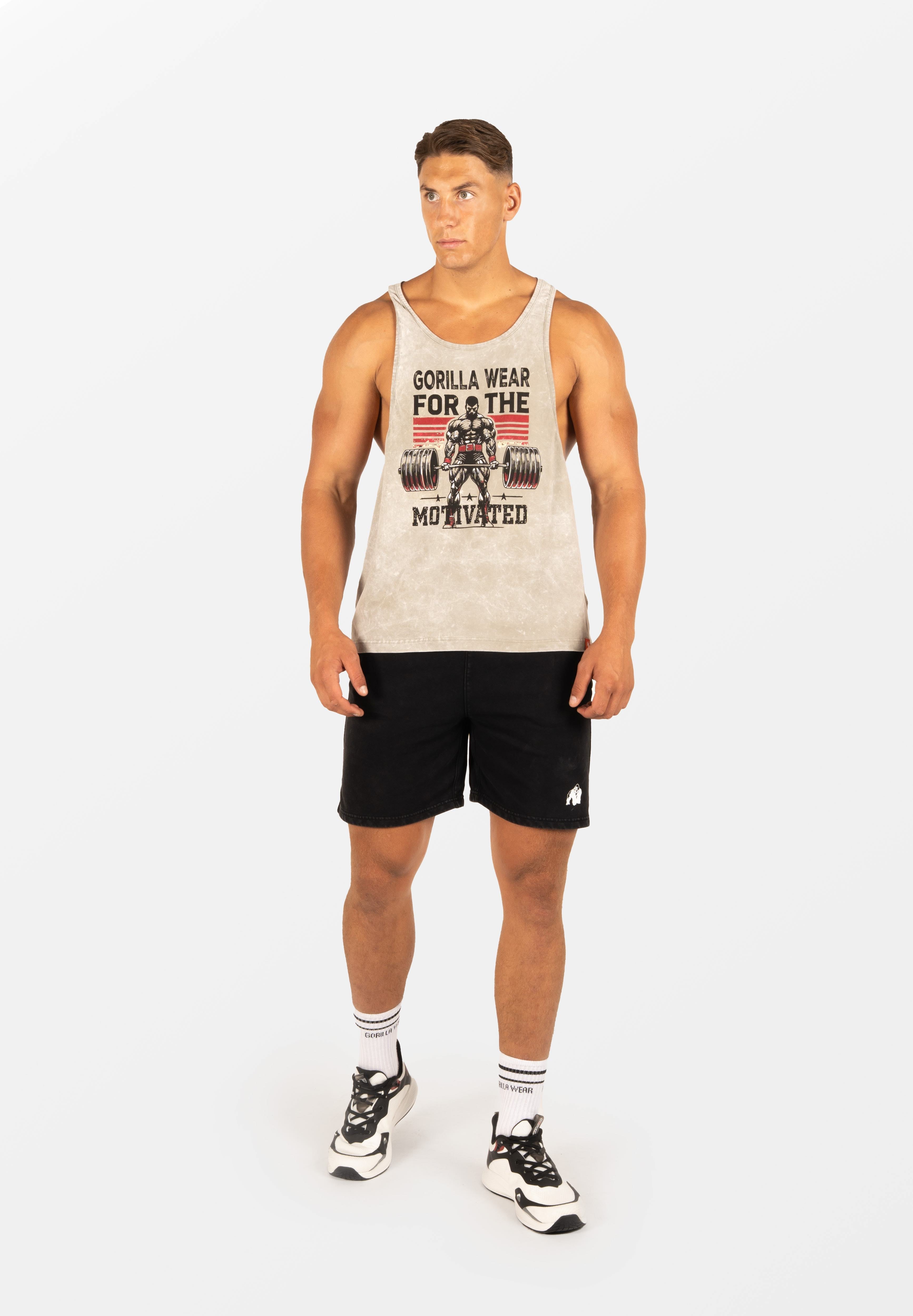 Gorilla Wear Churchill Stringer - Vert Délavé