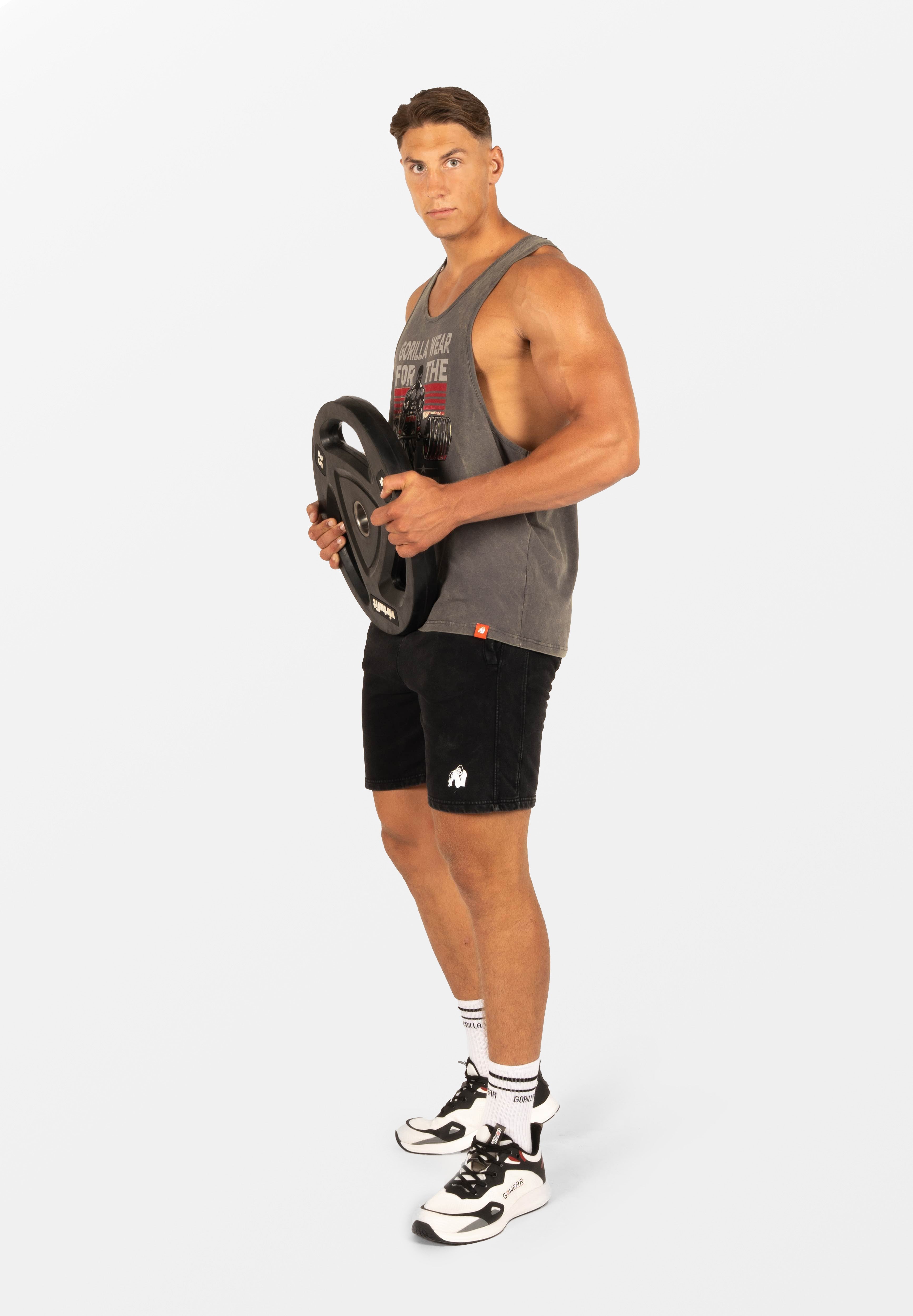 Gorilla Wear Churchill Stringer - Gris Délavé