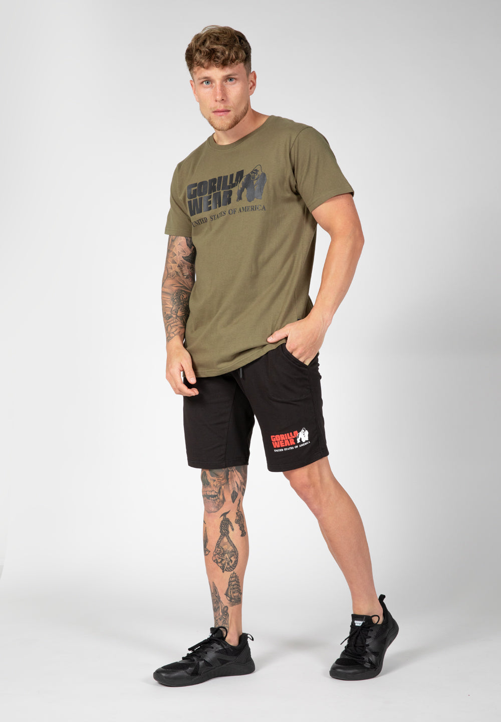 Gorilla Wear Classic T-shirt - Vert militaire