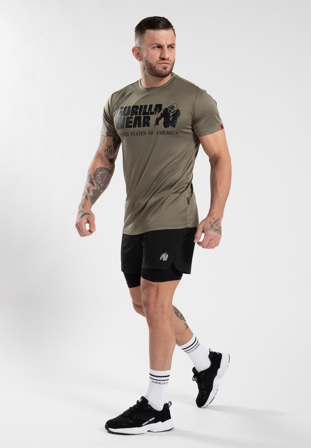 Gorilla Wear Classic Training T-shirt - Vert Armée