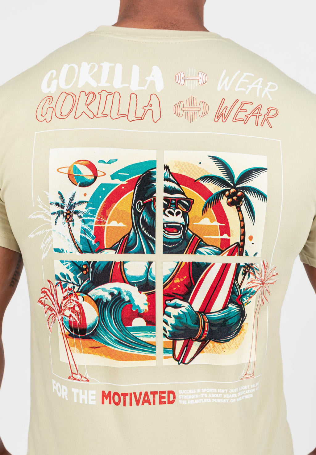 Gorilla Wear T-shirt Santa Cruz - Vert Clair