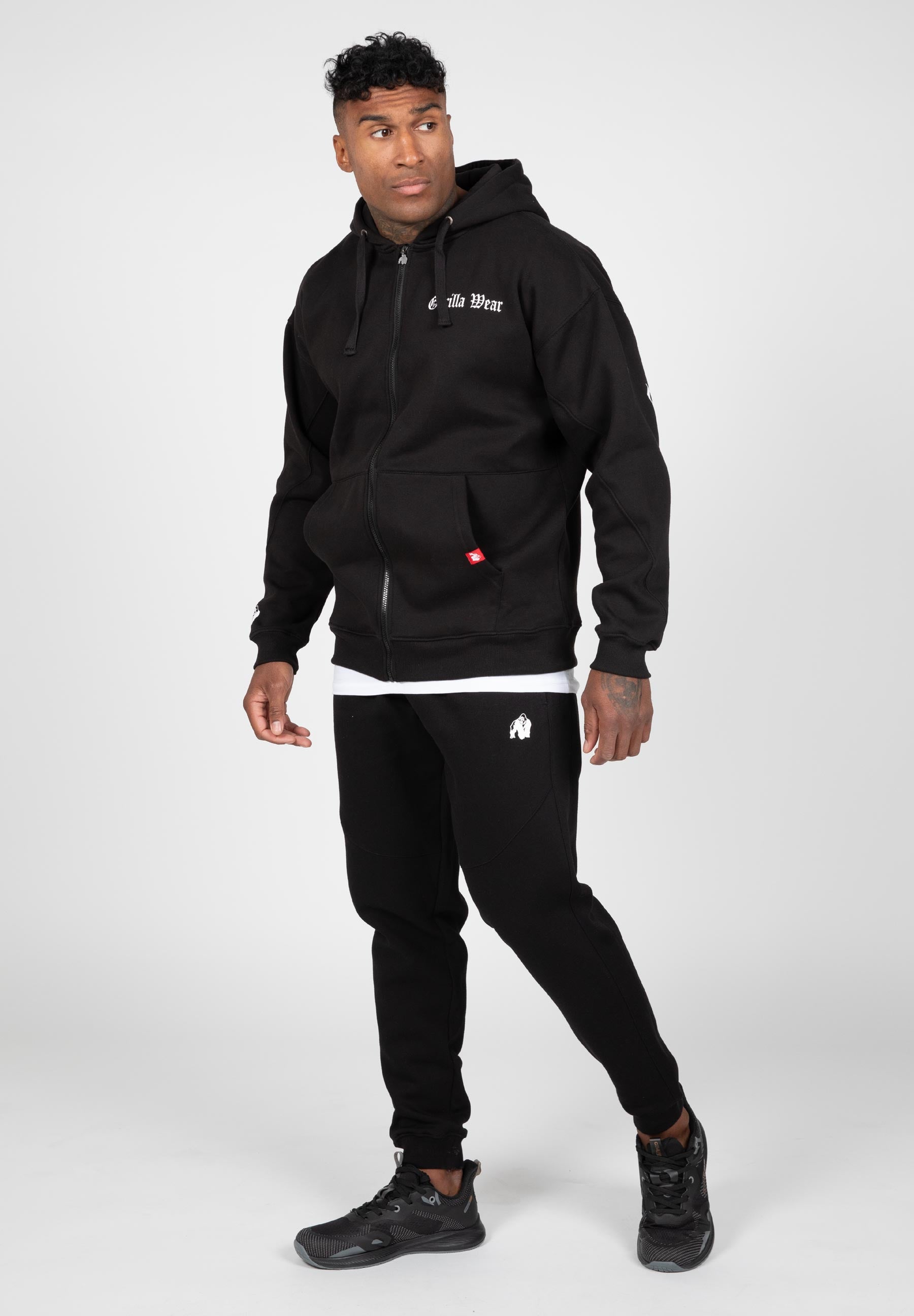 Gorilla Wear Sweat à Capuche Zippé Utah - Noir