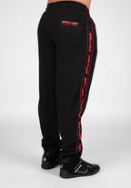 Gorilla Wear Buffalo Old School Workout Pants - Noir/Rouge