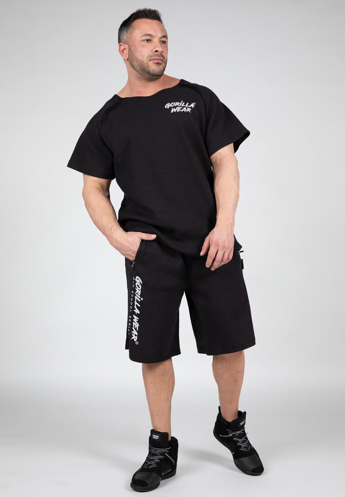 Gorilla Wear Augustine Old School Shorts - Noir
